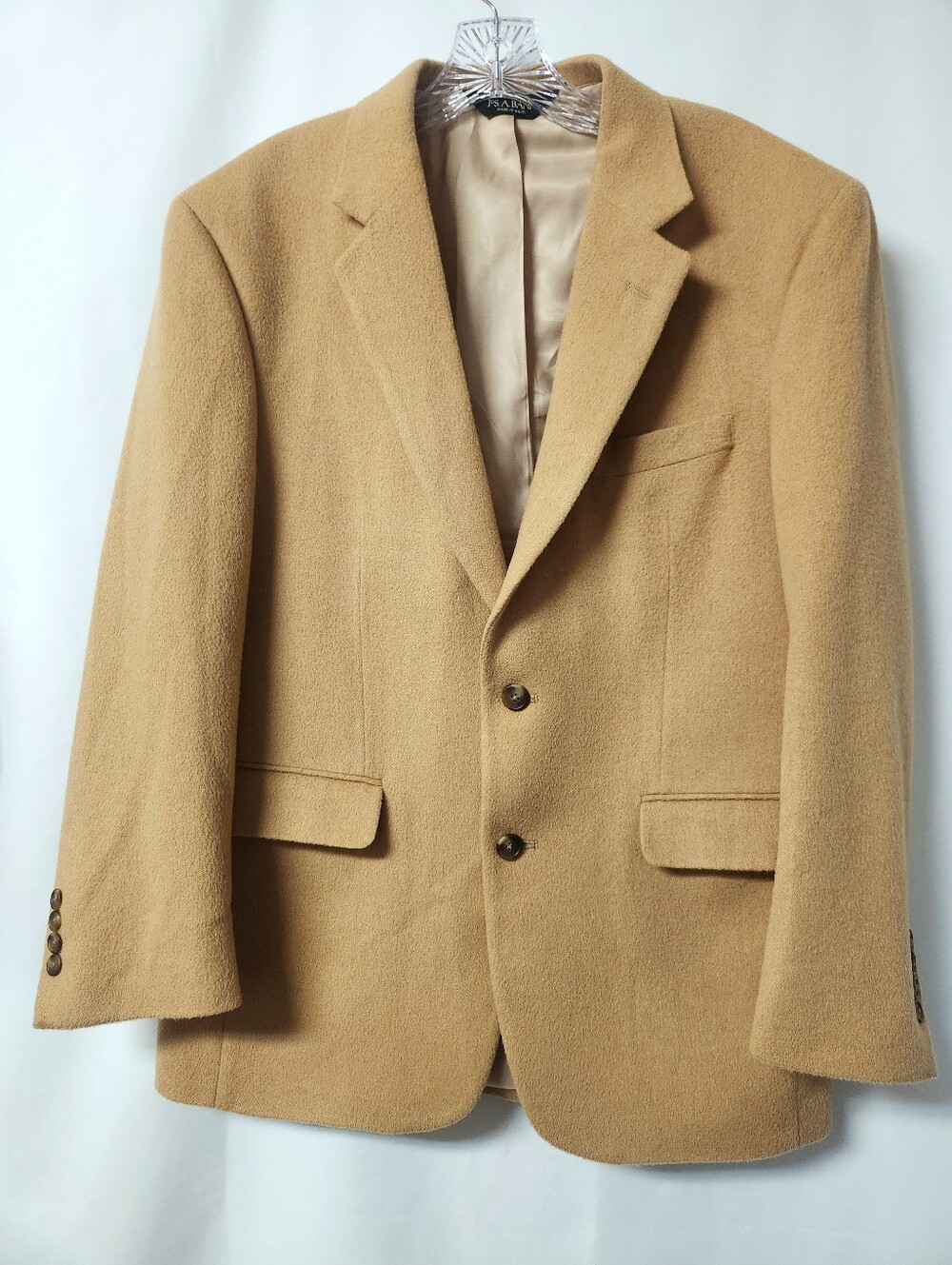 Jos A Bank Camel Hair Sports Coat Blazer 40S